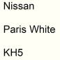 Preview: Nissan, Paris White, KH5.